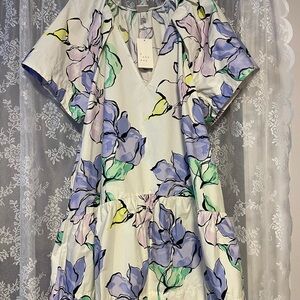 Oversized Floral Dress